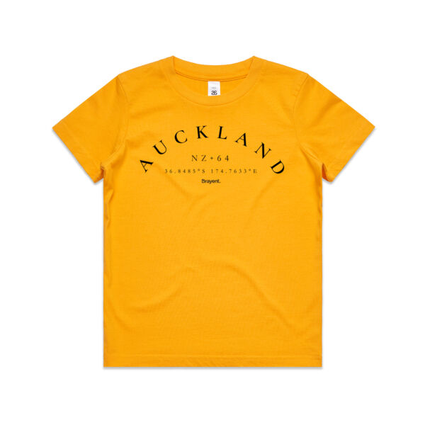 Auckland Lettering  - Kids Youth T shirt Thumbnail