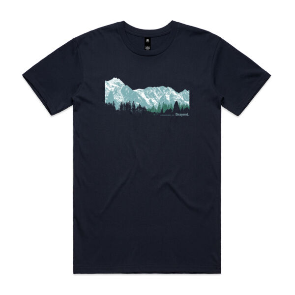 Queenstown Mountains - Mens Staple T shirt Thumbnail