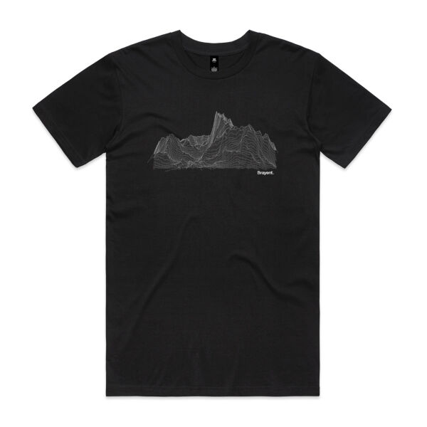 Mountain Wireframe - Mens Staple T shirt Thumbnail