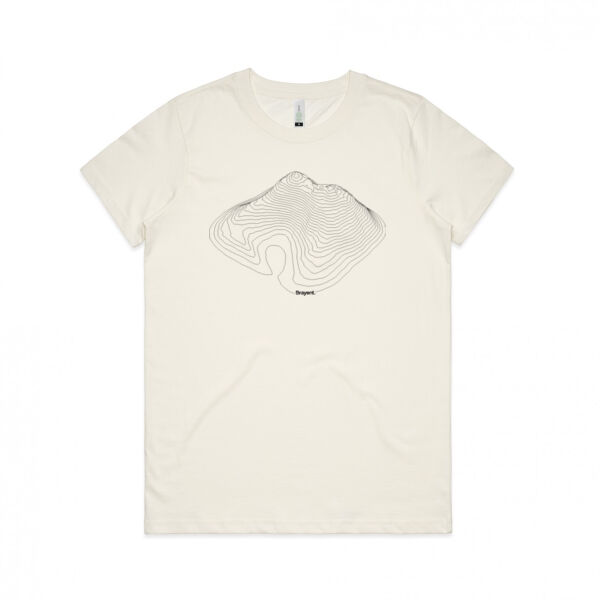 Mountain Layers - Womens Maple Organic Tee Thumbnail