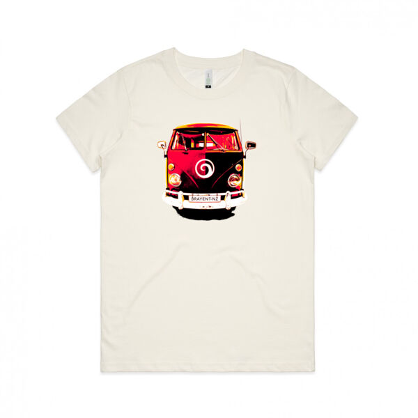 Camper Van T-shirt - Womens Maple Organic Tee Thumbnail