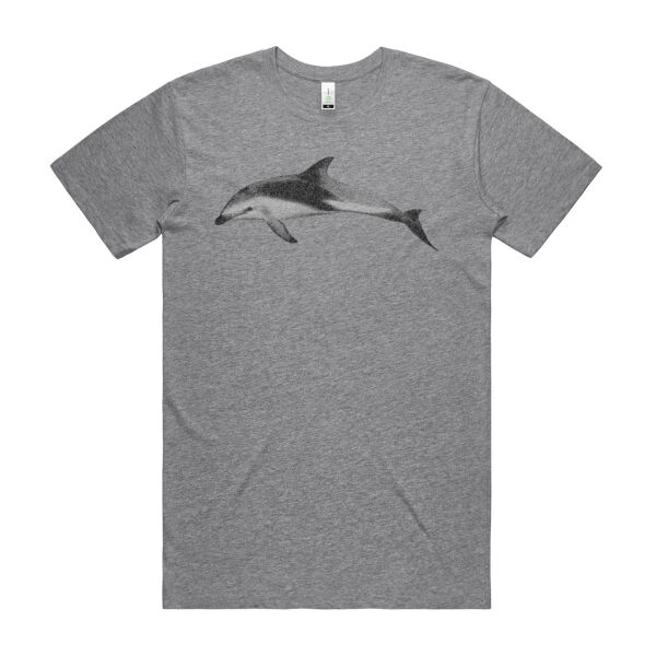 Māui Dolphin T-Shirt - Mens Staple Organic Tee Thumbnail