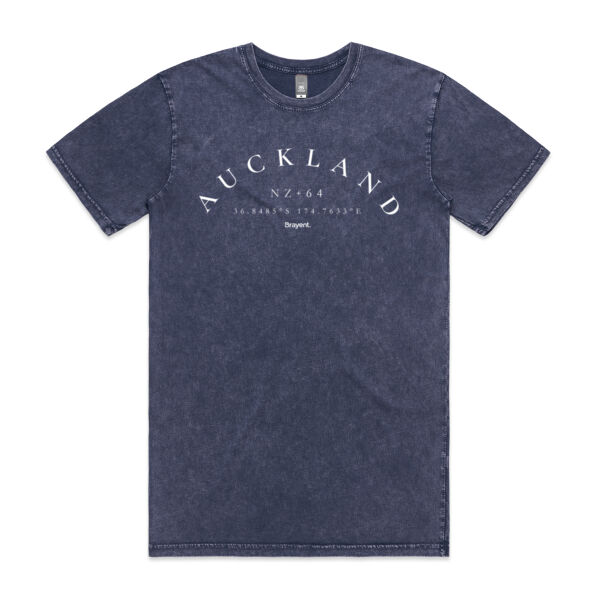 Auckland Lettering - Mens Staple T shirt Thumbnail