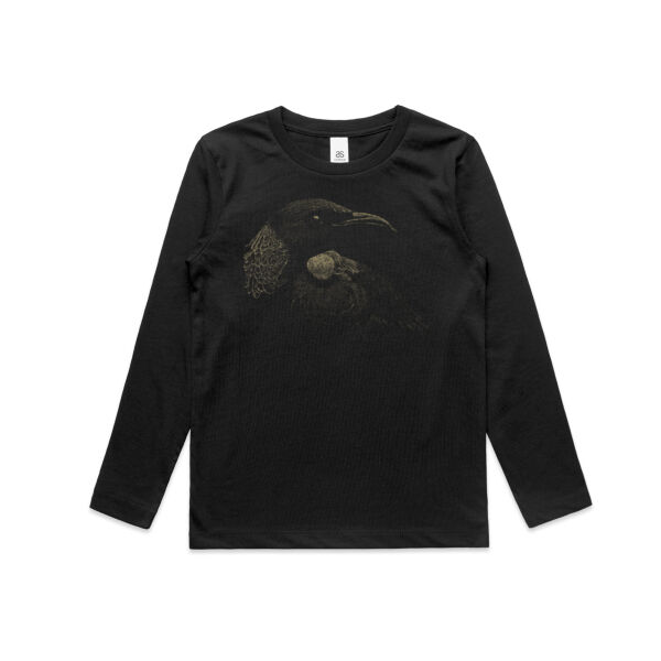 The Tui Bird - Kids Longsleeve Tee Thumbnail