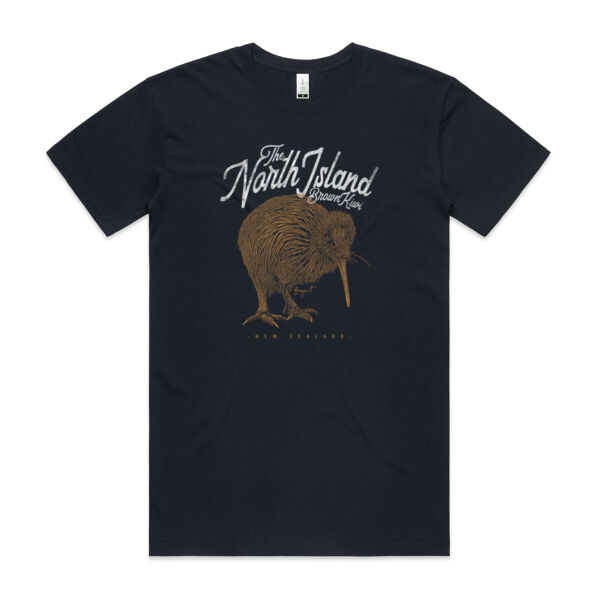 Brown Kiwi  - Mens Staple Organic Tee Thumbnail