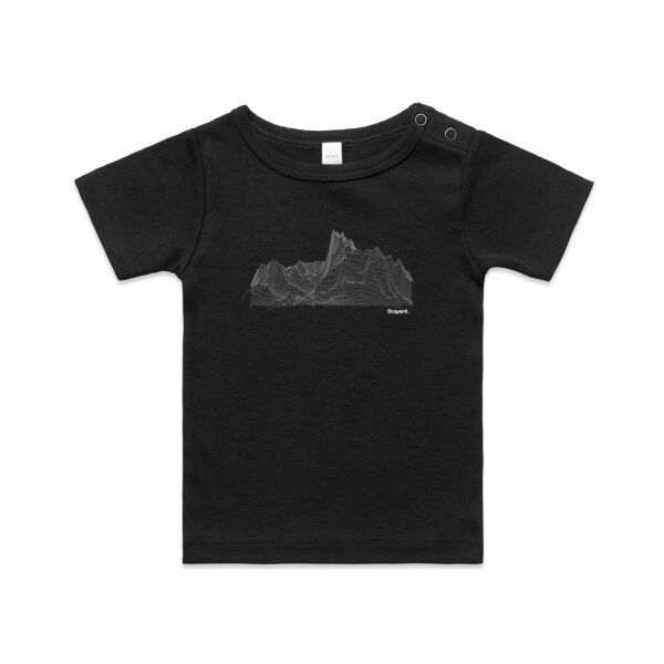 Mountain Wireframe - Kids Wee Tee Thumbnail