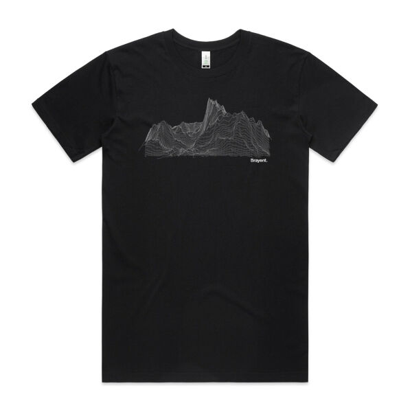 Mountain Wireframe - Mens Staple Organic Tee Thumbnail