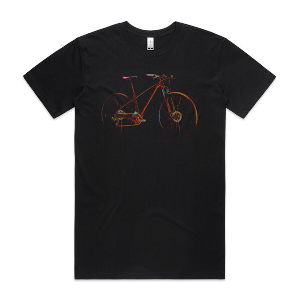 Mountain Bike Colors  - Mens Staple Organic Tee Thumbnail