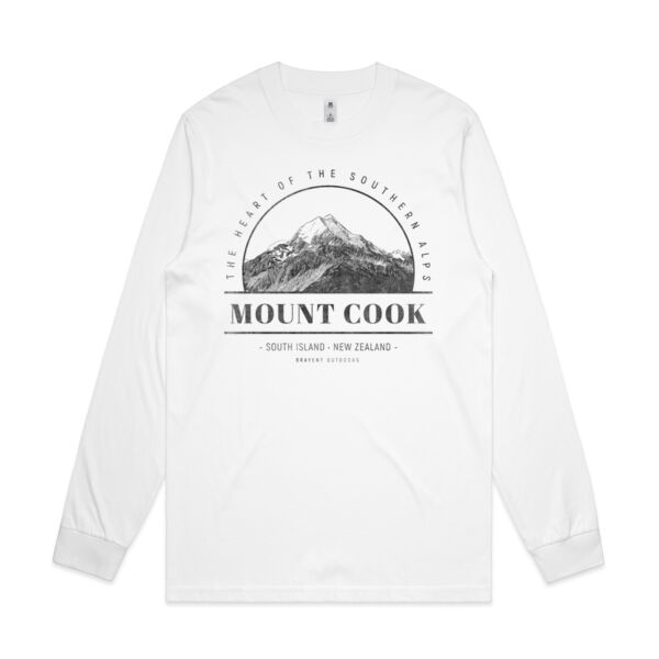 Mount Cook   - Mens General Long Sleeve Tee Thumbnail