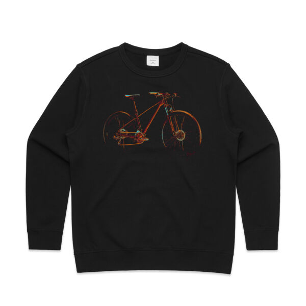 Mountain Bike Colors  - Womens Premium Crew Thumbnail