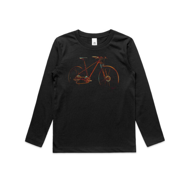 Mountain Bike Colors  - Kids Longsleeve Tee Thumbnail