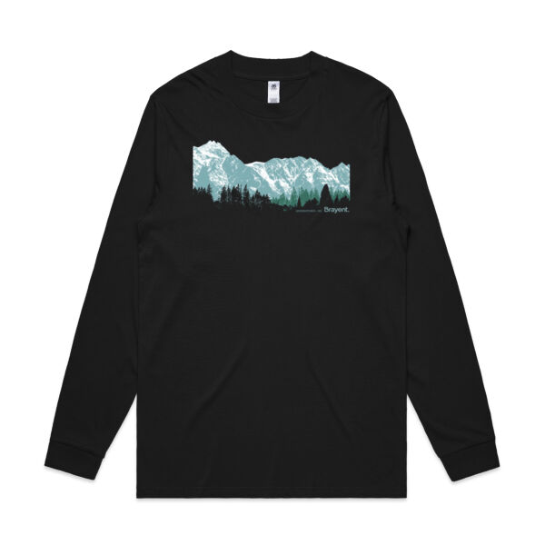 Queenstown Mountains - Mens General Long Sleeve Tee Thumbnail