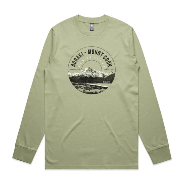 Aoraki Mt. Cook - Mens Classic Long Sleeved Tee Thumbnail