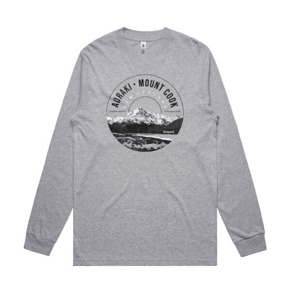Aoraki Mt. Cook - Mens General Long Sleeve Tee Thumbnail