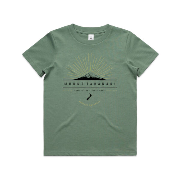 Mt Taranaki T-Shirt - Kids Youth T shirt Thumbnail