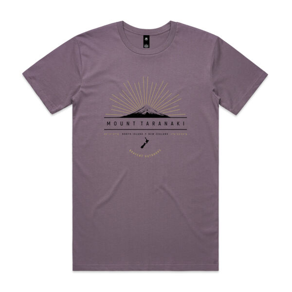 Mt Taranaki T-Shirt - Mens Staple T shirt Thumbnail
